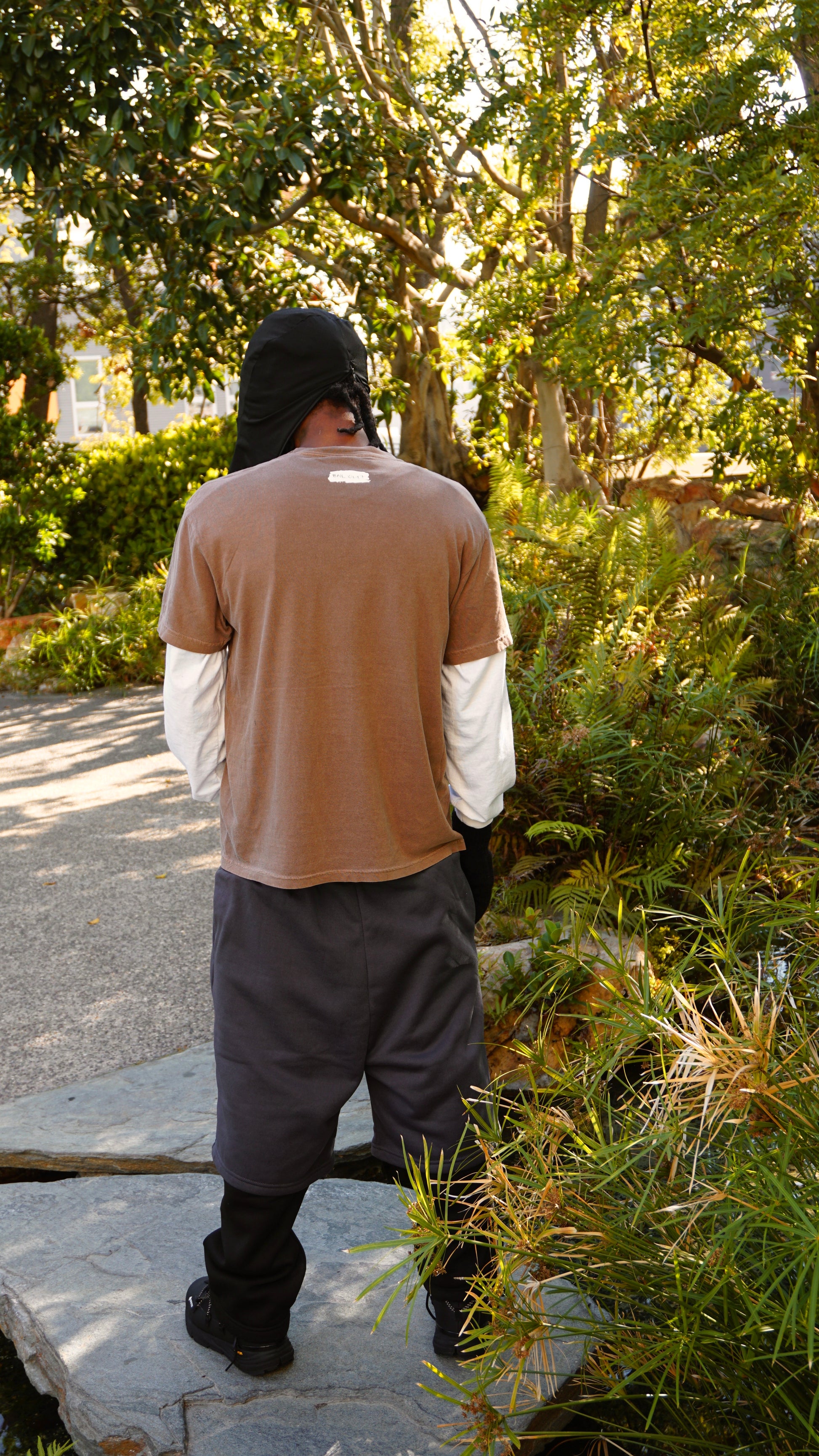 SUITCASE BROWN TSHIRT - Bailout Grounds