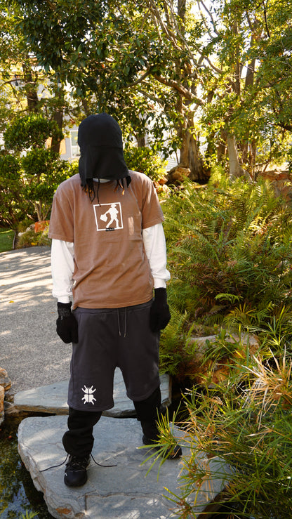 SUITCASE BROWN TSHIRT - Bailout Grounds