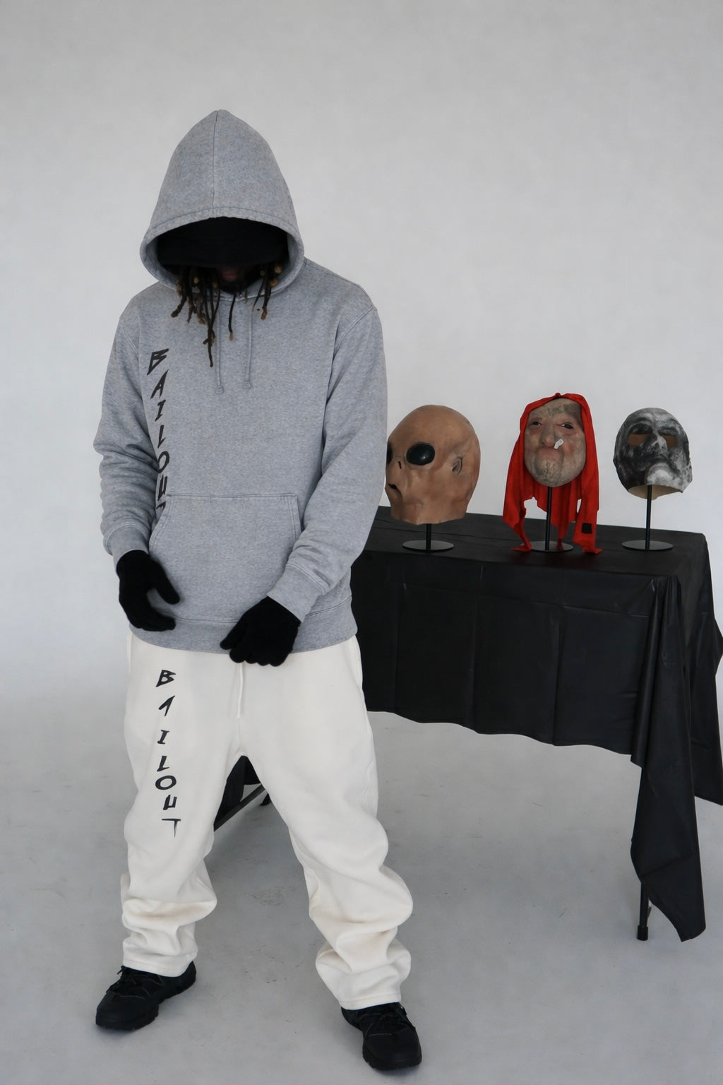 BAILOUT HOODIE (GREY) - Bailout Grounds