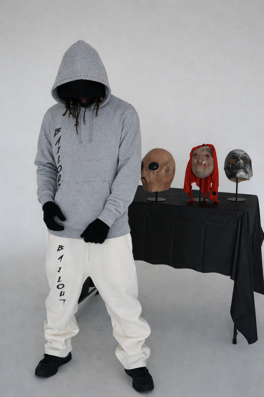 BAILOUT HOODIE (GREY) - Bailout Grounds