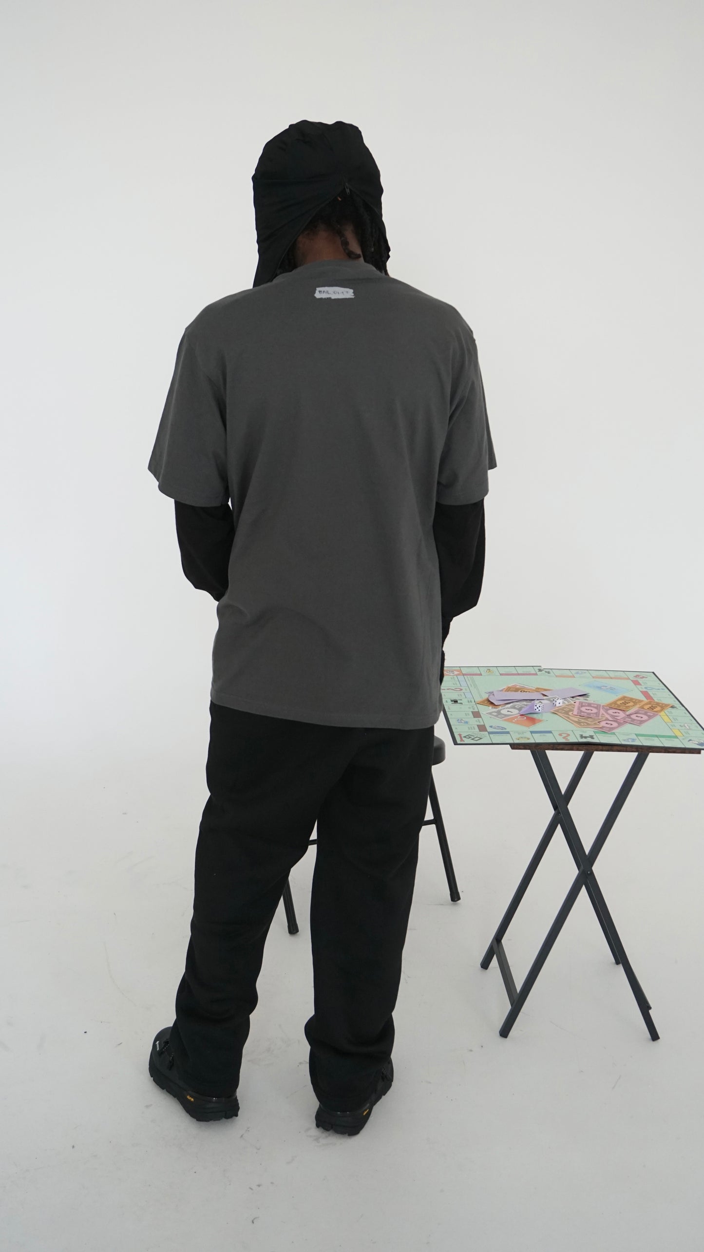 BIRDMAN TEE CHARCOAL