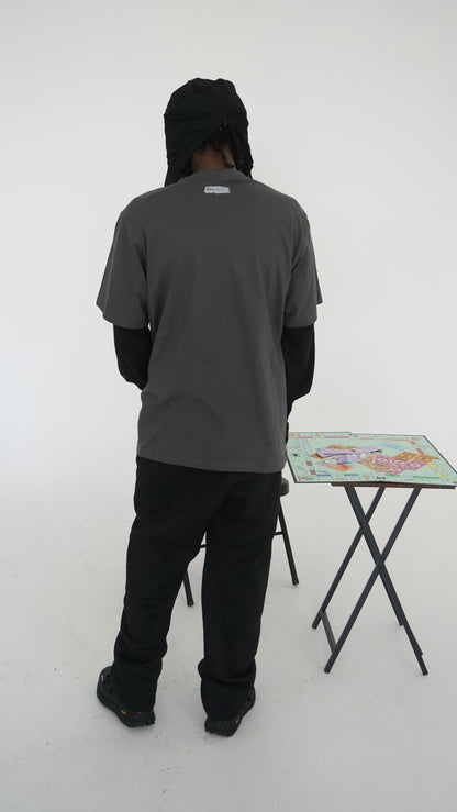 BIRDMAN TEE CHARCOAL