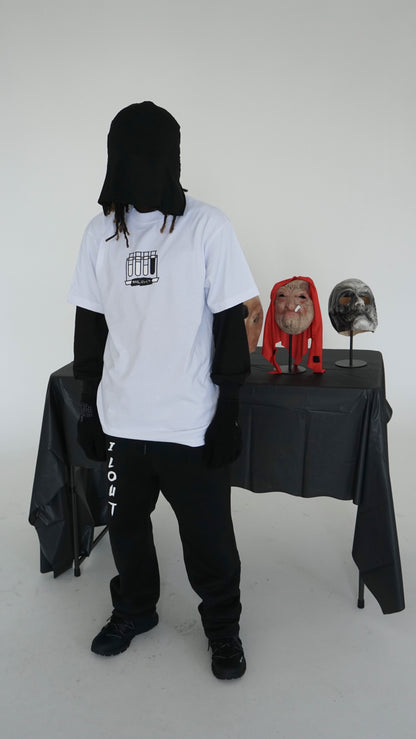 LAB TEE (WHITE) - Bailout Grounds