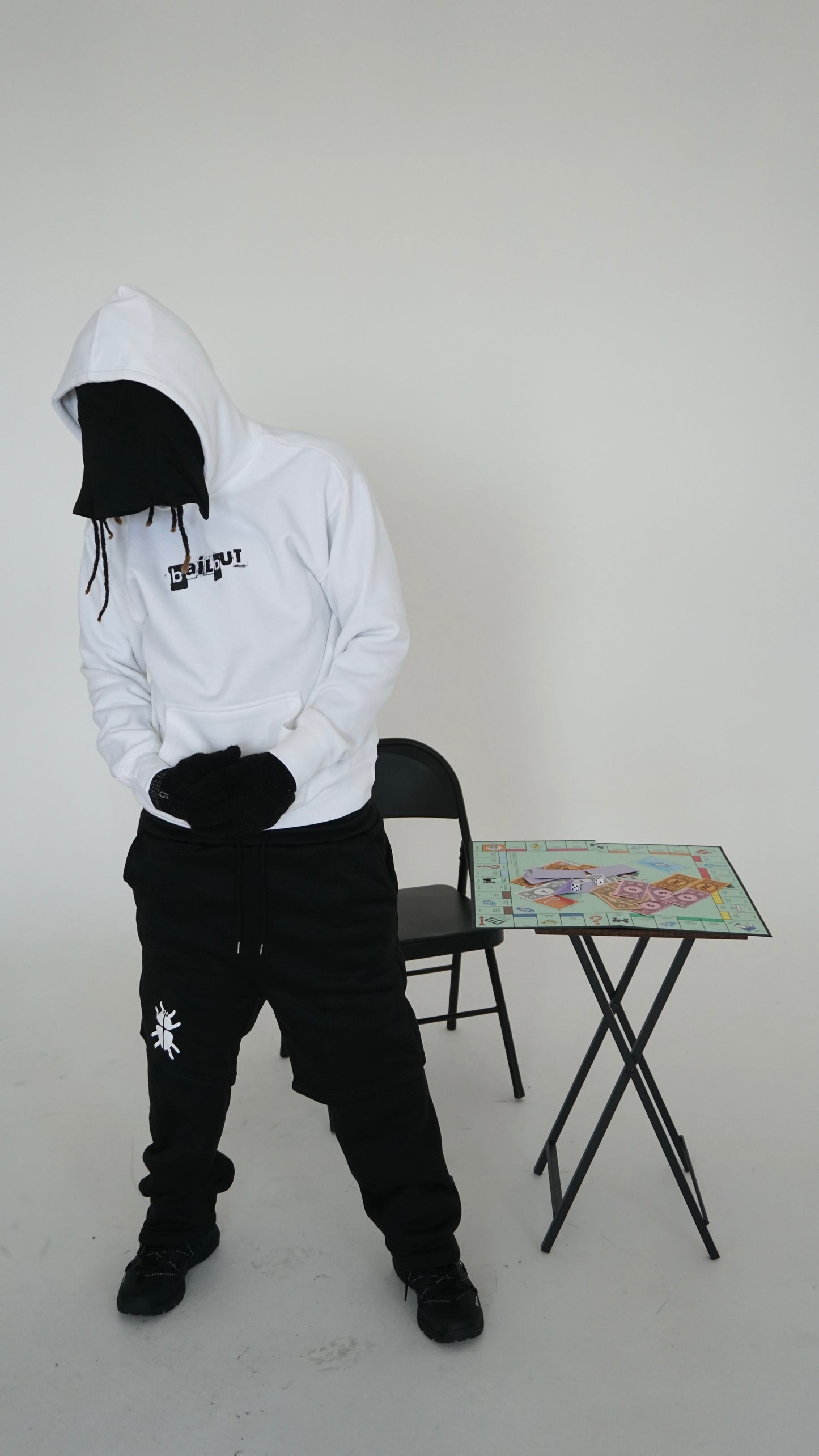 BAILOUT HOODIE WHITE
