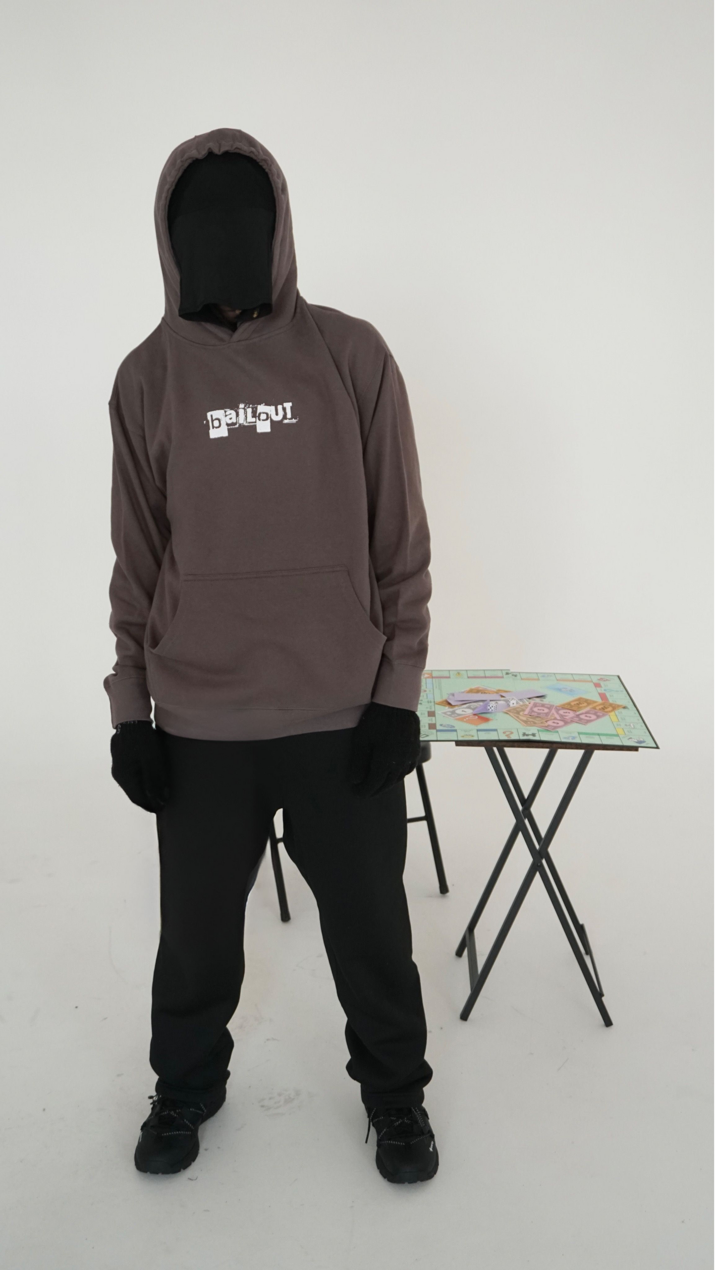 BAILOUT HOODIE TAUPE