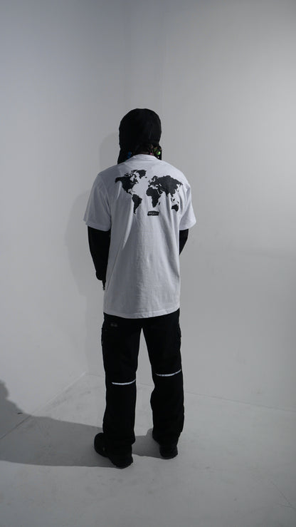 PANGEA TEE WHITE - Bailout Grounds
