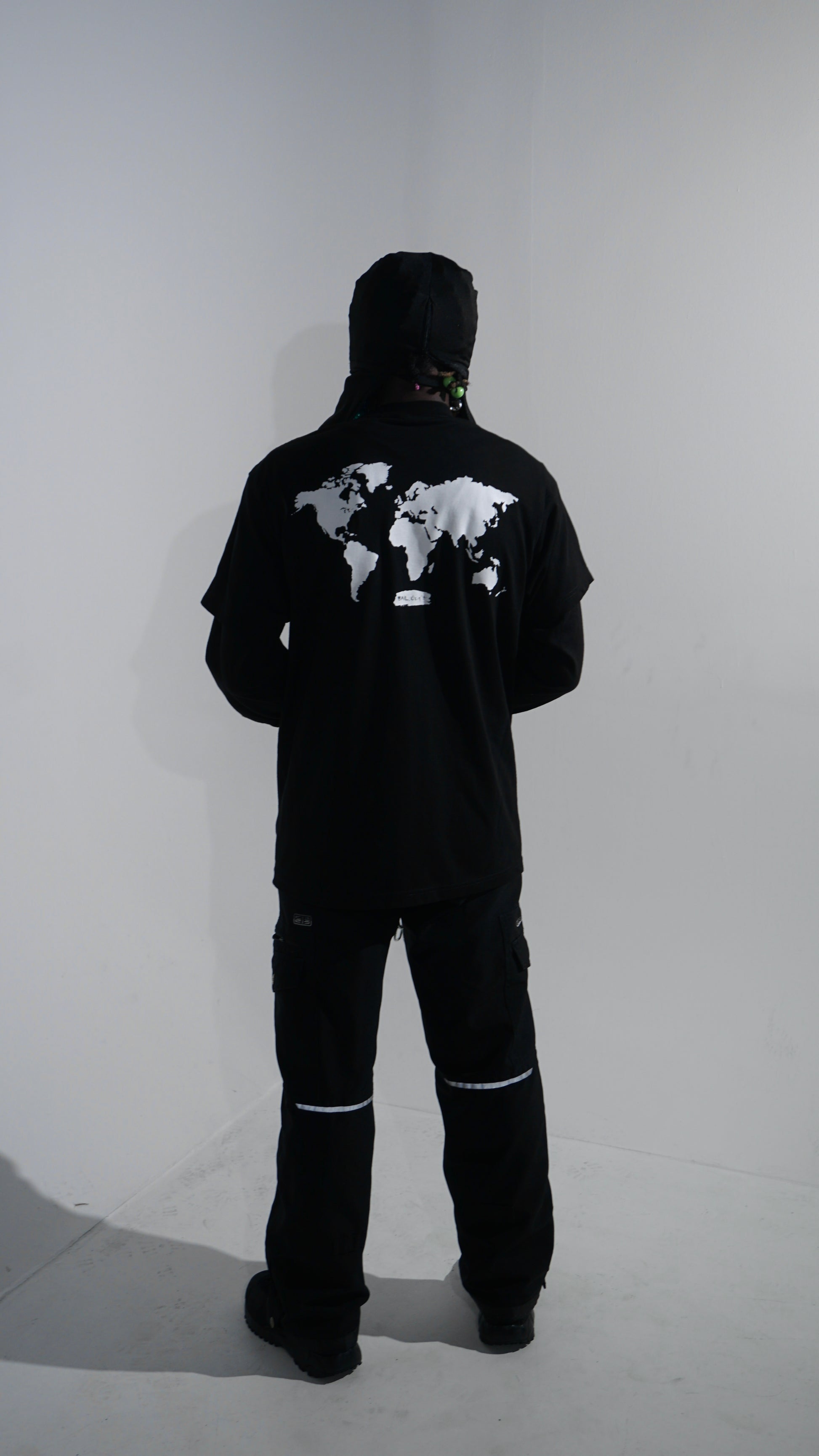 PANGEA TEE BLACK - Bailout Grounds