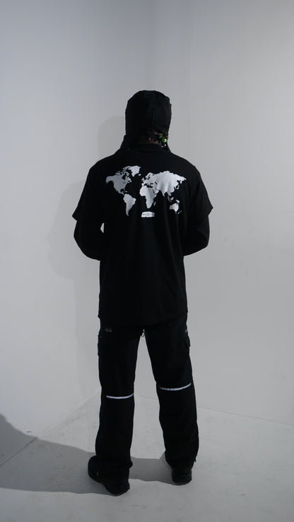 PANGEA TEE BLACK - Bailout Grounds