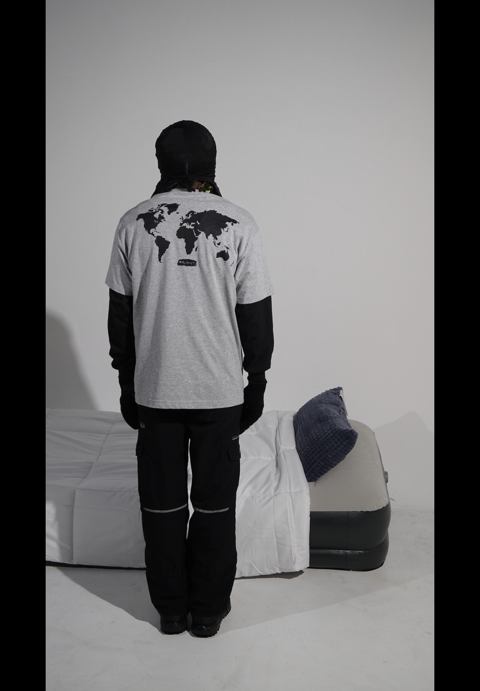 PANGEA TEE GRAY - Bailout Grounds