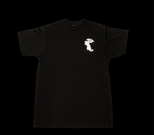 PANGEA TEE BLACK - Bailout Grounds