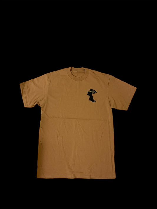 PANGEA TEE KHAKI - Bailout Grounds