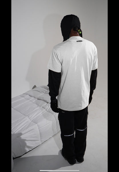 TWO TONE TEE WHITE - Bailout Grounds